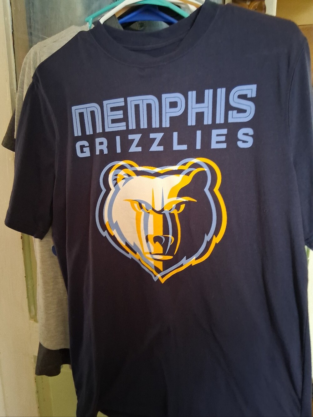 Memphis Grizzlies Men's Navy Graphic T‑Shirt